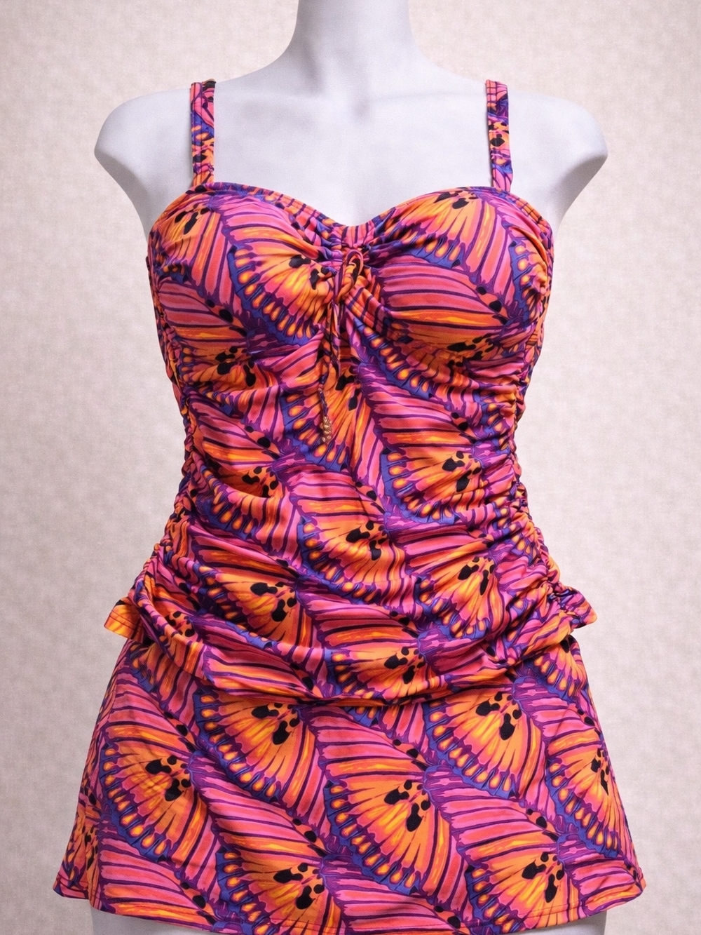 Jantzen Tankini Set 🌺 Vibrant Butterfly Print